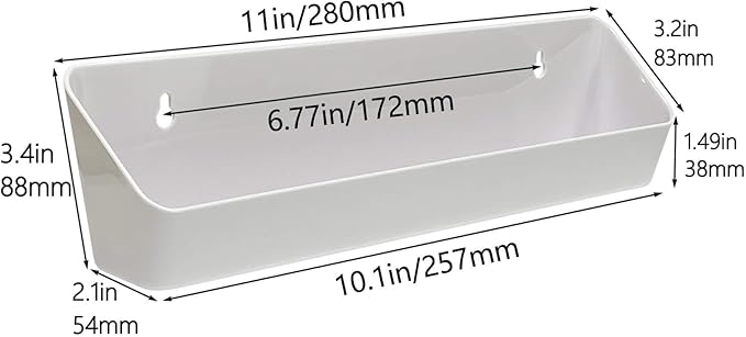 Bueyfolt 11" Kitchen Sink Front Tip-Out Accessory Trays - Image 2