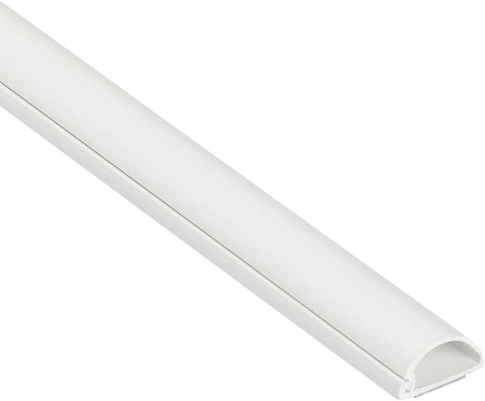 D-Line Half Round Cord Hider, Patented Cable Cover, Hide TV Wall Mount Wires by D-LineUSAinc