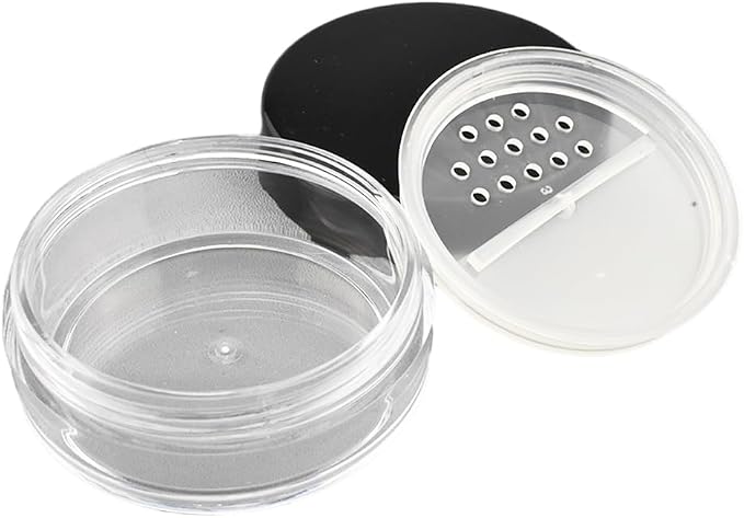 HAHIYO 1Pcs 10ml/0.34oz Plastic Empty Travel Compact Case Makeup Cosmetic Jar - Image 2