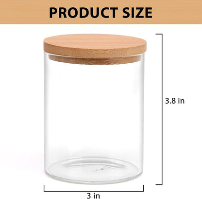 3 Pack Glass Qtip Holder Dispenser Set - Image 7