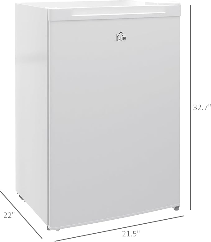 HOMCOM Mini Freezer Countertop, 3 Cu.Ft Compact Upright Freezer - Image 7