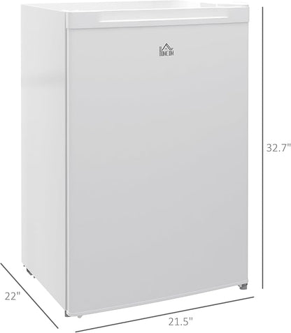 HOMCOM Mini Freezer Countertop, 3 Cu.Ft Compact Upright Freezer - Image 7