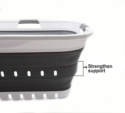 SAMMART 42L Collapsible Plastic Laundry Basket - Image 6