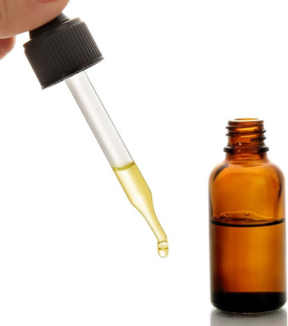 4 Pack, 1 oz Amber Glass Dropper Bottles Plus 2pcs Graduated Calibrated Glass - Image 7
