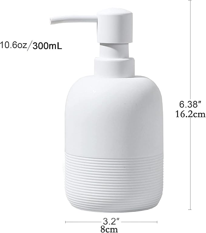 Soap Dispenser White, Hand Soap Lotion Dispenser - Image 5