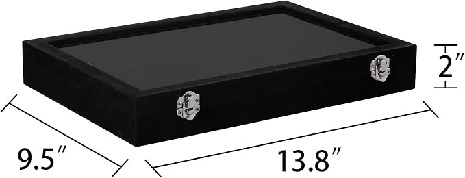 Frebeauty Velvet Jewelry Tray, 12 Grid Jewelry Organizer - Image 3
