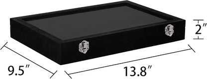 Frebeauty Velvet Jewelry Tray, 12 Grid Jewelry Organizer - Image 3