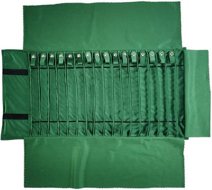 Portable Jewelry Roll Untangled Secure Necklace Travel Storage Bag Displays by SCIKHEFT