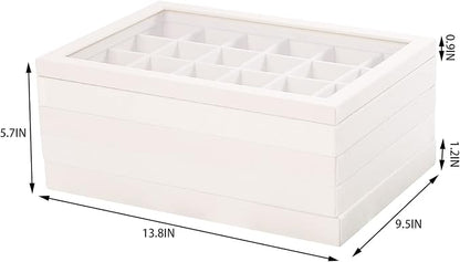 Coward Set of 5 Stackable Jewelry Organizer Tray Necklace Earring Box Storage - Image 2