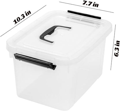 6 Quart Clear Storage Latch Box/Bins - Image 2