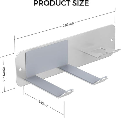 Hair Dryer Holder Wall Mounted, New Upgrade Stainless Steel Self Adhesive Blow - Image 4