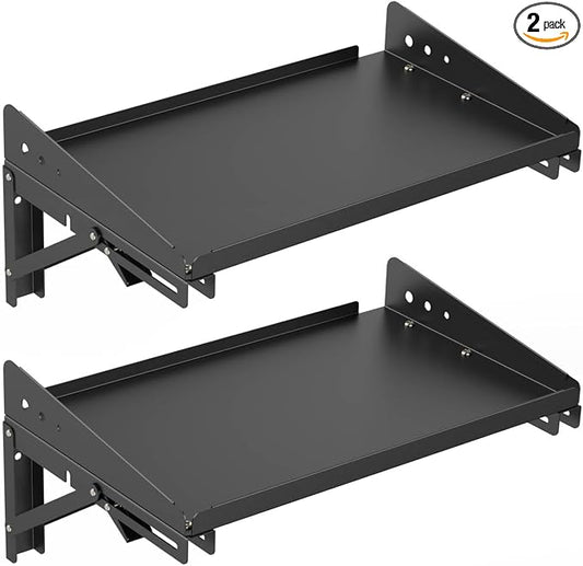 ULIBERMAGNET Garage Folding Storage Rack Shelves, 200LB Metal Wall Mounted by ULIBERMAGNET