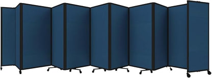 Versare Room Divider 360 Portable Wall Partition | Folding Panels | Large by VERSARE