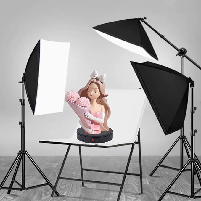 JAYEGT Motorized Rotating Display Stand，180 Lbs Load，360 Degree Electric - Image 2