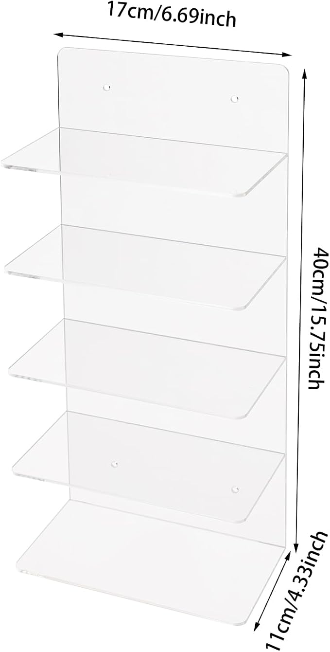 JOMCYDM 2PCS Sunglasses Holder Rack, 5 Tier Eye Glasses Shelf, Optometry Stores - Image 6