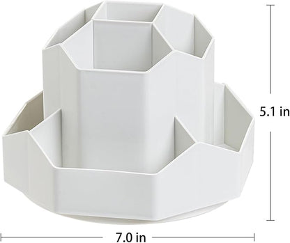 Pencil Pen Holder for Desk, 9 Slots 360 Degree Rotating Desk Organizer - Image 6