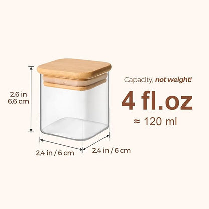 ComSaf 12Pcs Glass Spice Jars - Image 3