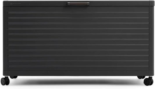 MIRADOR 175 Gallon Outdoor Storage Box Waterproof, Metal Deck Box by Mirador
