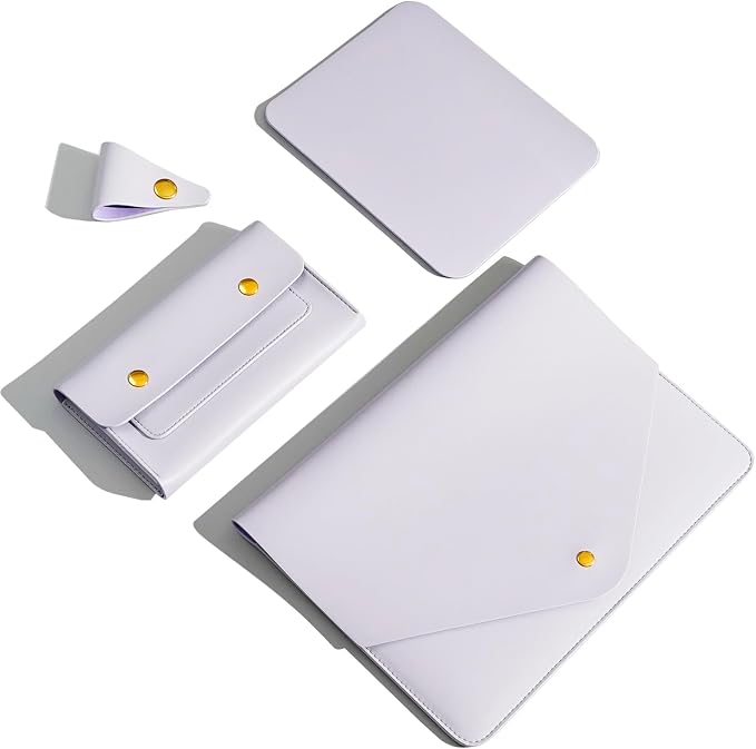 PU Leather Laptop Sleeve 16 Inch Compatible by Unknown