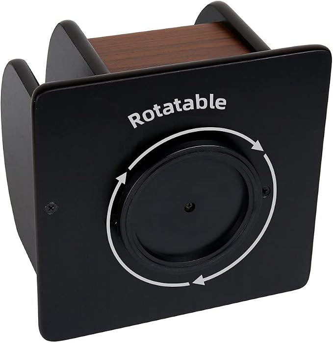 Wooden Desk Organizer, Desktop Office Supplies Storage Remote Control Caddy - Image 5