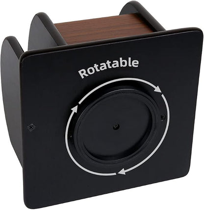 Wooden Desk Organizer, Desktop Office Supplies Storage Remote Control Caddy - Image 5