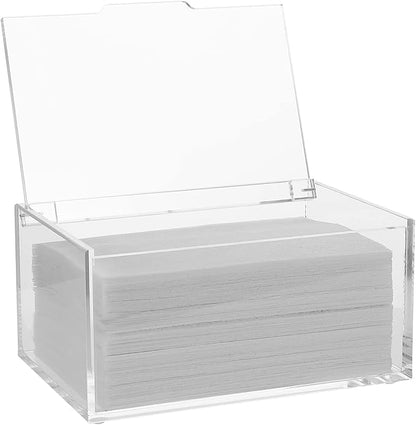 rejomiik Acrylic Dryer Sheet Holder Clear Dryer Sheet Dispenser Container Box by rejomiik