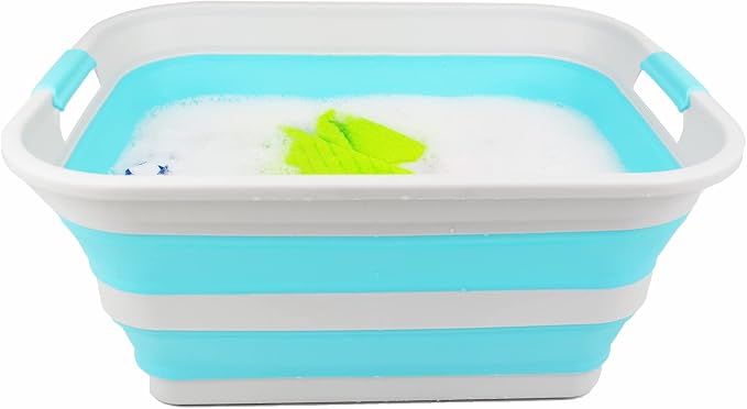 SAMMART 42L Collapsible Plastic Laundry Basket - Image 4
