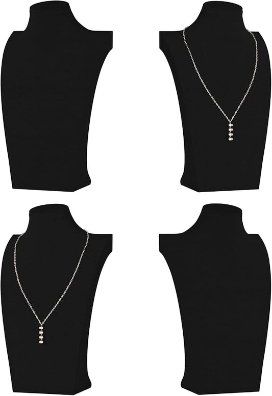 Necklace Bust Display Stand, Necklace Holder, Pendant Chain Necklace Organizer by KunGe