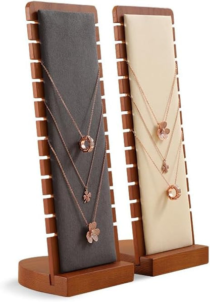 Necklace Holder, Jewelry Stand, Wooden Jewelry Organizers and Storage, Premium - Image 5