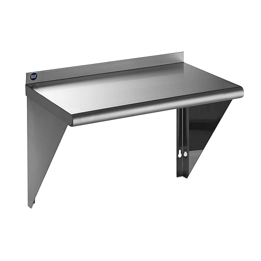 ROCKPOINT Stainless Steel Shelf 18 x 24 Inches 300lb, NSF Metal Commercial by ROCKPOINT