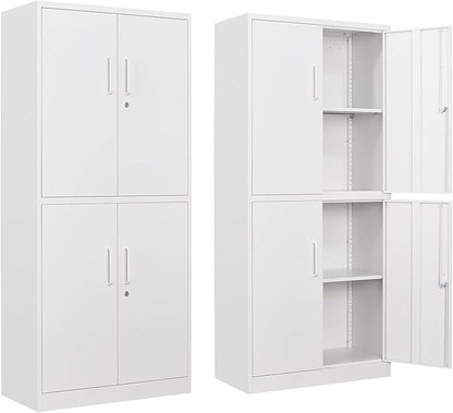 Yizosh Metal Storage Locking Cabinet by Yizosh