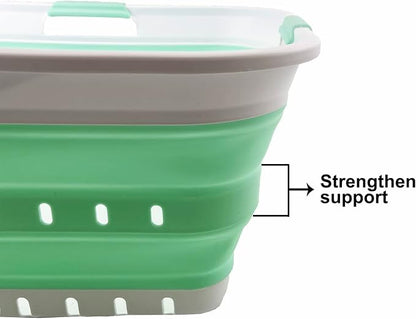 SAMMART 42L Collapsible Plastic Laundry Basket - Image 5