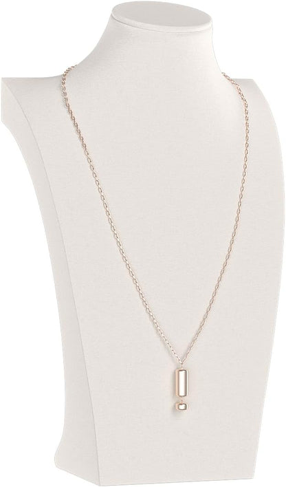 Necklace Bust Display Stand, Necklace Holder, Pendant Chain Necklace Organizer by KunGe