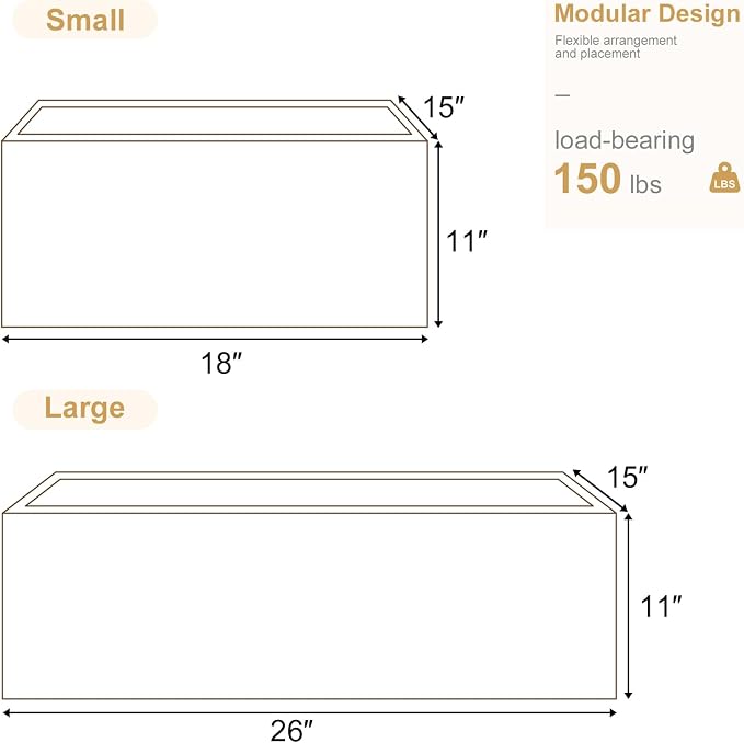 Modular Stackable Drawers, Modular Storage Bedroom Furniture Set Modern - Image 2