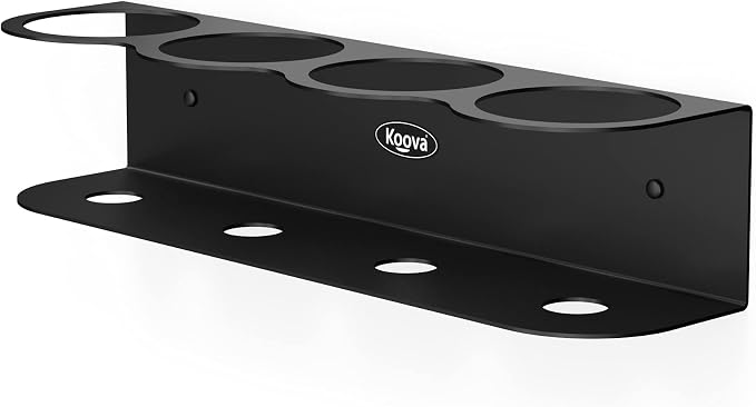Koova 4 All-Purpose Spray Bottle Holder | Easy Install Wall Mount Hardware - Image 2