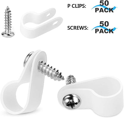 LOKMAN 50 Pack 1/2 Inch Rope Light P-Style Mounting Clips - Image 7