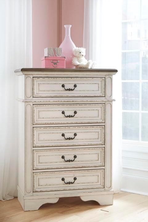 Signature Design by Ashley Realyn Vintage 5 Drawer Chest - Image 15