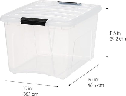IRIS USA 40 QT Plastic Storage Box - Image 3