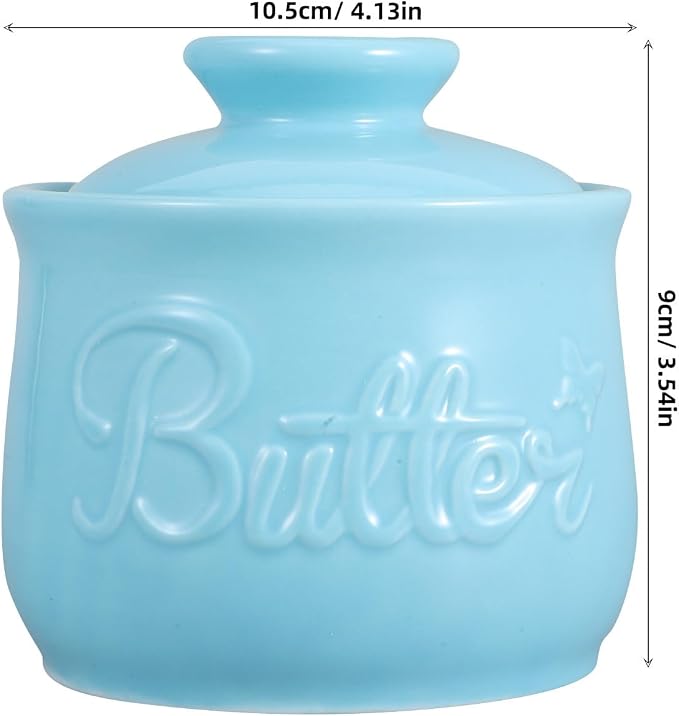 BESPORTBLE Ceramic Butter Crock - Image 2