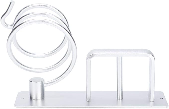 Aluminum Wall Mount Hair Care Hot Styling Tool Storage Organizer Shower Caddy - Image 9