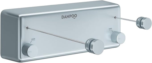 Danpoo Retractable Clothesline, 2x13.8ft 304 Stainless Steel Clothes Line by Danpoo-ForYourHome