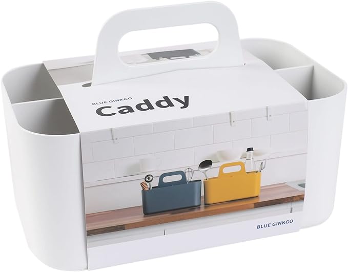 BLUE GINKGO Stackable Organizer Caddy – Korean-Made Portable Tote by BLUEGINKGO