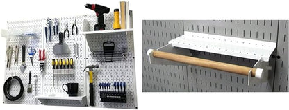 Wall Control Pegboard Organizer 4 ft. Metal Pegboard Standard Tool Storage Kit by Wall+Control