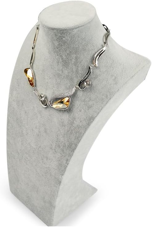 Oirlv Velvet 3-Dimensional Jewelry Stand Necklace Pendant Chain Jewelry Bust - Image 4