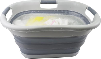 SAMMART 30L Collapsible Plastic Laundry Basket - Image 5