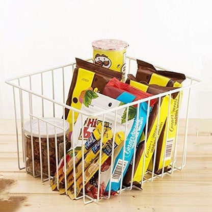 Slideep 11'' Farmhouse Freezer Food Storage Organizer Baskets Modern - Image 5