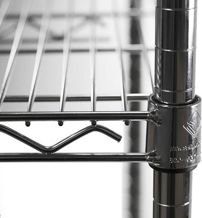 Shelving Inc. 8" d x 36" w Chrome Wire Shelving - Image 4