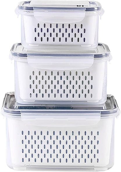 3Pack Fridge Food Storage Container Set by Ronanemon