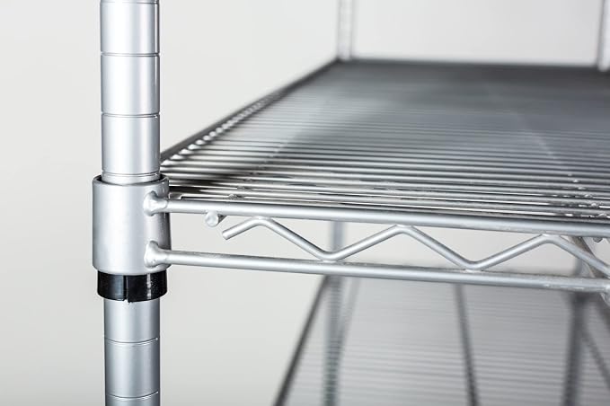 Omega 21" Deep x 42" Wide x 96" High 3 Tier Gray Starter Shelving Unit - Image 6