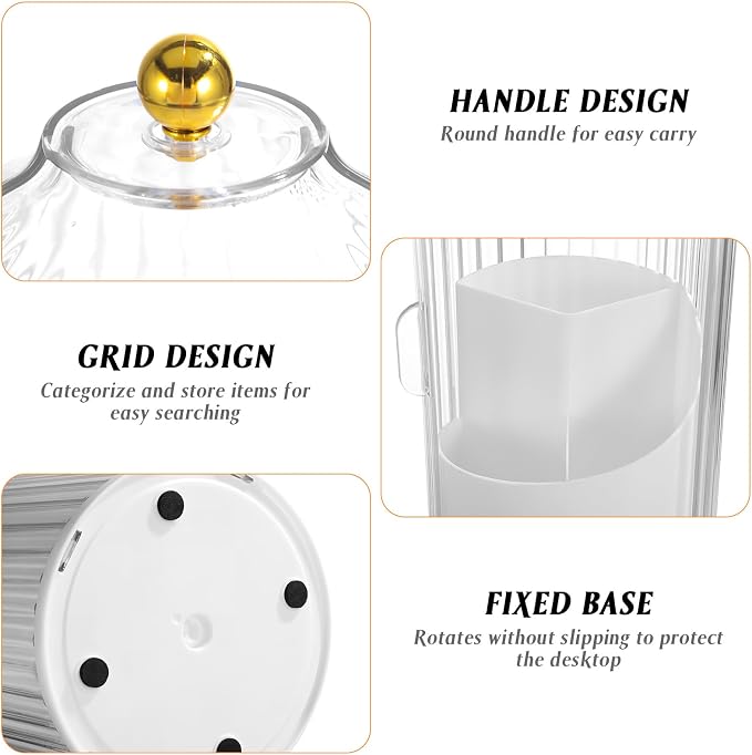 Rotating Makeup Brush Holder - Image 4